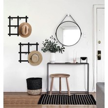 Özgürce Modern Metal Duvar Askısı Seti, Şık ve Fonksiyonel Dekorasyon Parçası