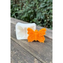 Naque Kelebek Tekli Mum Kalıbı (Silikon)