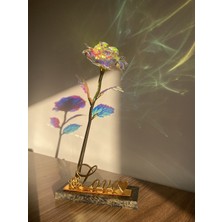 Glow Design Sonsuzluk Gülü Masa Dekoru Hediye Hediyelik Ürün Solmayan Gül Hediye Notu Eklenir Kutulu Gönderim
