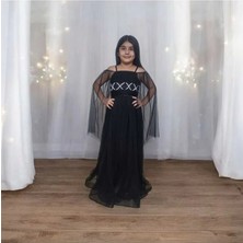 Ahsenim Bebe Askılı Roba Çapraz Sim Ip Uzun Gezboy Abiye Elbise