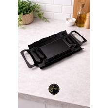 Özgürce Şık 3'lü Sunum Tepsisi Seti, Modern Dekor ve Mutfak Şıklığı