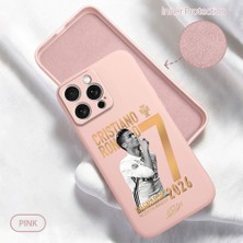 HONTINGA iPhone 15 Pro Max ile Uyumlu Kılıfı Içi Kadifeli Düşüme Önleyici Basitlik Anti Düşme Kamera Korumali Cristiano Ronaldo Desen Telefon Kılıfı Kadın ve Erkek Için Uygundur K6-0239