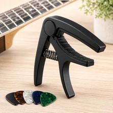 Torres Cp-01 Kapo Gitar Kelepçesi + 5 Pena Hediyeli | Profesyonel Gitar Capo
