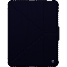 Nillkin iPad Air 13 2024 Standlı Bumper Smart Cover Tablet Kılıf Lacivert