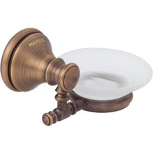 Özgürce Şık Duvara Monte Sabunluk, Antik Bronz Renk, Modern Tasarım