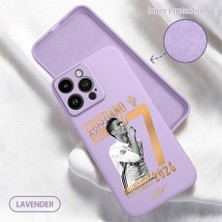 HONTINGA iPhone 14 Pro Max ile Uyumlu Kılıfı Içi Kadifeli Düşüme Önleyici Basitlik Anti Düşme Kamera Korumali Cristiano Ronaldo Desen Telefon Kılıfı Kadın ve Erkek Için Uygundur K6-0239
