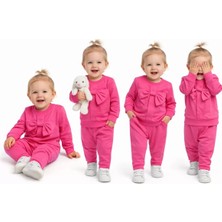 Pekmini Bebe 6/24 Ay Fiyonklu Penye Bebek Takımı