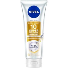 Naque SUPER10 Serum Etkili Vücut Losyonu SPF15 170 Ml, Aydınlatıcı, Sıkılaştırıcı, Nemlendirici, C Vitamini, Niasinamid