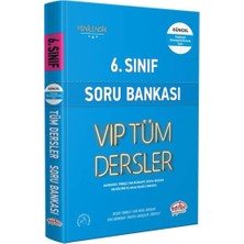 Naque Editör 6. Sınıf Vıp Tüm Dersler Soru Bankası Mavi Kitap