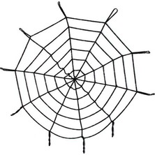 Skygo Halloween Cadılar Bayramı Örümcek Ağ Dekor Siyah 1.5 Metre