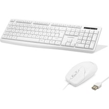 Skygo Klavye Ve Mouse Seti - Beyaz KM8519