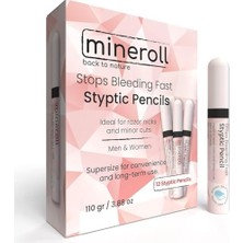 Naque Kalem Kan Taşı, Erkekler ve Kadınlar Için Ufak Jilet Kesikleri ve Manikür Pedikür Uygulamalarında Kanamayı Durdurur, 12 Adet