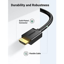 Naque HDMI DVI 1080P Çift Yönlü Görüntü Aktarma Kablosu, 2 Metre