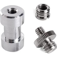 Naque , Monopod, Işık Standı ve Benzeri Için 3 Parça Adaptör Vida Seti