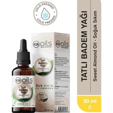 Naque Tatlı Badem Yağı 30 ml – 100% Pure Sweet Almond Oil | Saf ve Soğuk Sıkım | Doğal Taşıyıcı Yağ | Cilt, Saç, Masaj ve Tırnak Bakımı