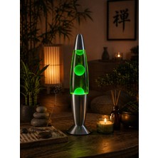Hediye Filesi  Lava Lambası Büyük Boy 41 cm – Yeşil Atmosfer Işığı, Dekoratif Gece Lambası, Konsept Lamba