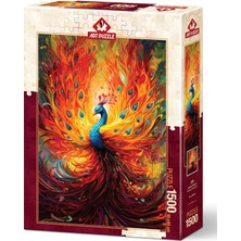 Naque Efsanevi Tavuskuşu 1500 Parça Puzzle