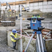 Naque Professional Grl 650 Chvg Rotasyon Lazeri Set (Yeşil Lazer, Dış Mekan Tesviye, 1X18V 4,0 Ah Akü + Şarj Cihazı, Mobil Uygulama Destekli, Maksimum Çalışma Alanı: 650 M, Taşıma Çantası)