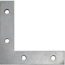 Naque Sac Gönye, Metal L Köşebent, 8 Cm, 10 Adet