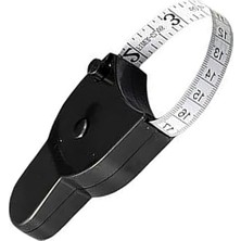 Naque Vücut Ölçüm Mezurası, Göğüs ve Bel Ölçümü Için Hassas Mezura (Siyah)