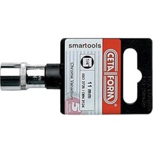 Naque Form 17 mm 3/8” 6 Köşe Derin Lokma Anahtar C14-H17