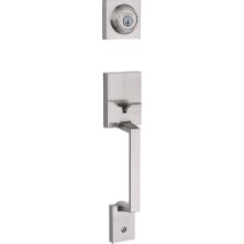 Naque 96870-145 Amador Cylinder Handleset Featuring Smartkey In Satin Nickel (Exterior Only)