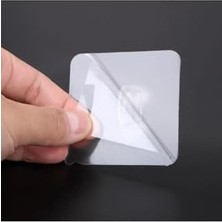 Naque Kendinde Yapışkanlı Şeffaf Kablo Tutucu Diş Fırçası Askısı 5 Adet