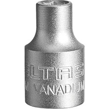 Naque 1110060006 6 Mm3/8" Altı Köşe Lokma Anahtar, Krom, 6 mm