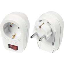 Naque Tekli Anahtarlı Topraklı Fiş Priz Birli