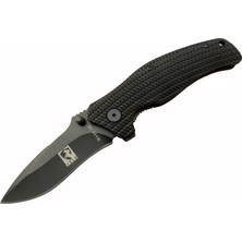 Senka Yele M446 Siyah Kamp Çakı 20CM - Yarı Otomatik, Kemerlikli