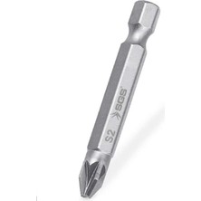 Naque Sgs Pozidrive Uç, S2 Çelik, Pz3 x 75MM, 10'lu Paket, SGS3950