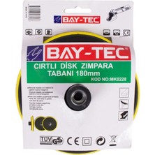 Naque Bay-Tec Tabanı Cırtlı Disk Zımpara 180MM MK0228