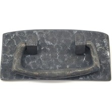 Senka Antika Tarz Dekoratif Pirinç Otantik Dövme Kapı Kulbu - 45X90 Mm, Oksit