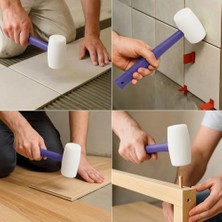 Naque WP241040 57MM 450GR Pvc Pp Saplı Beyaz Kauçuk Tokmak