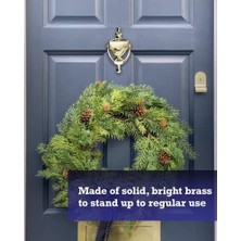 Naque Bu Grup 852393 17,8 cm Kapı Tokmağı – Masif Pirinç – Parlak Pirinç Finish 1er Pack