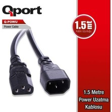Naque Qport Q Powu 1.5 Metre Power Uzatma Kablosu