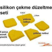 Naque Dizayn Silikon Çekme Aparatı 5 Li Takım