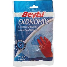 Naque Beybi GJLRTW68_C08937 Ekonomik Temizlik Eldiveni Çift, 9/9.5