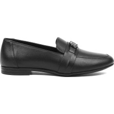 Celal Gültekin Kadın Siyah Deri Loafer