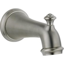 Naque Delta Faucet Parça Numarası RP34357SS, Yukarı Çekmeli Yönlendiricili Paslanmaz Bir Küvet Ağzıdır.