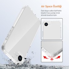 Naque Labs 16E ile Uyumlu Air Hybrid Darbe Emici Tpu + Pc Şeffaf Kılıf