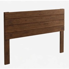 Pinoxi 90CM Masif Ahşap Ayaklı Yatak Başlığı Ceviz Renk 90CM