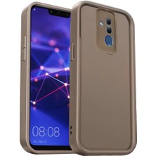 Newface Huawei Mate 20 Lite Kılıf Viera Silikon - Kahverengi