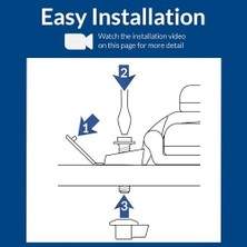 Naque 70 000 Klozet Kapağı, Yuvarlak, Plastik, Beyaz