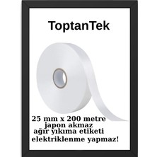 Toptantek Japon Akmaz 25 mm x 200 Metre Ağır Yıkma Etiketi Yıkma Talimatı