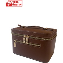 Aynalı Makyaj Çantası | Babyface Kumaş Iç Astarlı Makyaj Çantası Seyahat Organizer