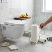 Naque Metal Kağıt Havluluk ve Peçetelik Standı – Mutfak ve Banyo Için Rulo Havlu Tutucu, Tezgah Üstü Kağıt Havlu ve Peçete Organizer