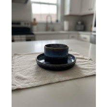 Naque El Yapımı Porselen Kahve Fincanı