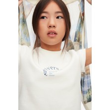 Ugly Duck 10-16 Yaş Arası Kız Çocuk Ekru Rıver T-Shirt - Ekru