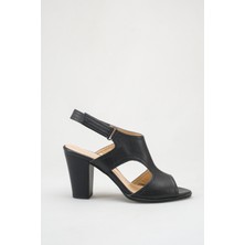 Oben Ayakkabı Hakiki Deri Kadın Topuklu Ayakkabı 8 cm Tpu Taban Dayanıklı Şık 0249